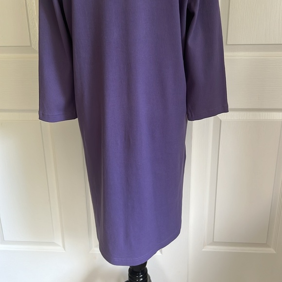 NWT Adidas Moment Athletic Dress Tech Purple and Black Three Stripes Womens XL - Picture 8 of 16